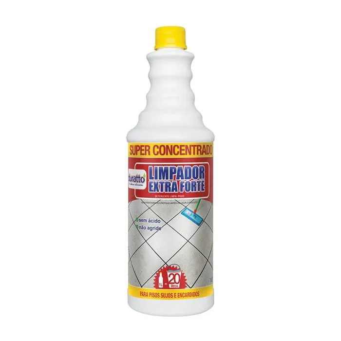 LIMPADOR EXTRA FORTE PARA PISOS 1 LITRO DURATTO