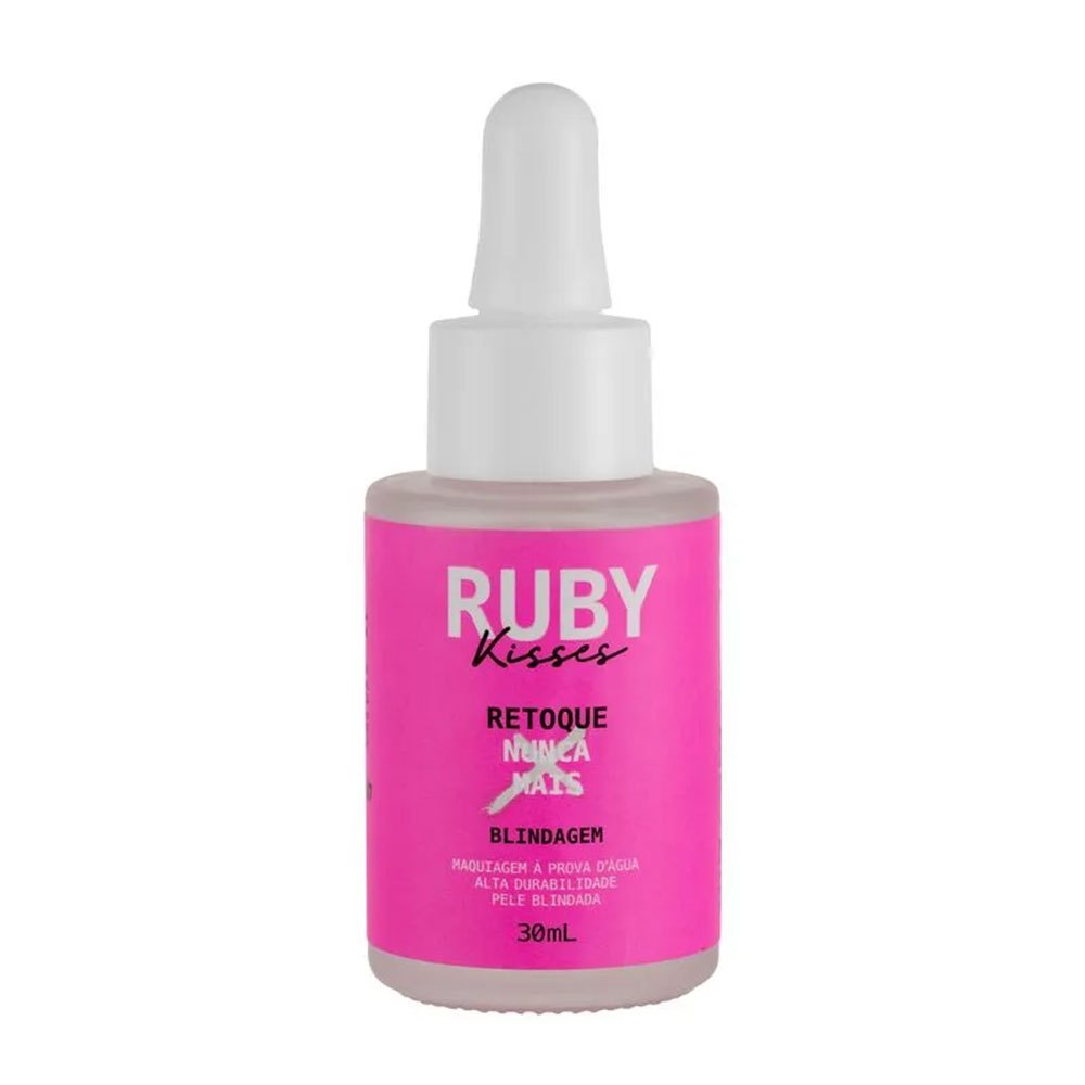 BLINDAGEM FIXADOR DE MAQUIAGEM RETOQUE NUNCA MAIS RUBY KISSES 30 ML