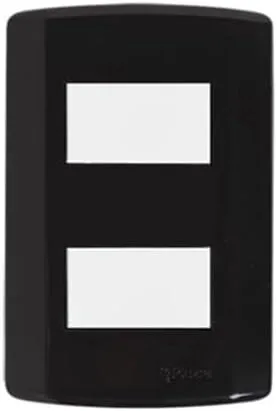 INTER. 2 TECLAS SIMPLES C/ PLACA 4X2 PLUZIE