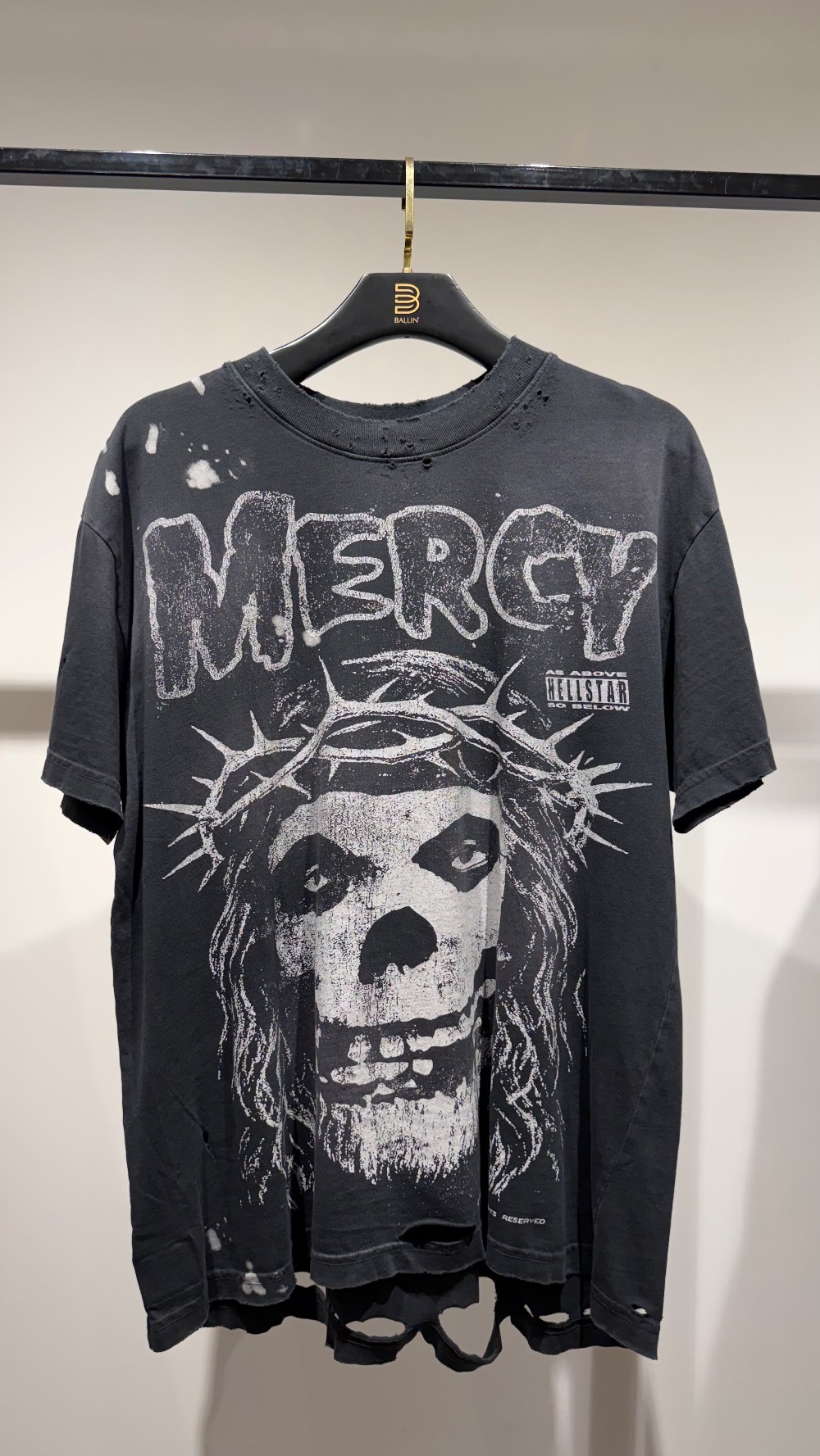 Camiseta Hellstar Misfits Black — M, Novo