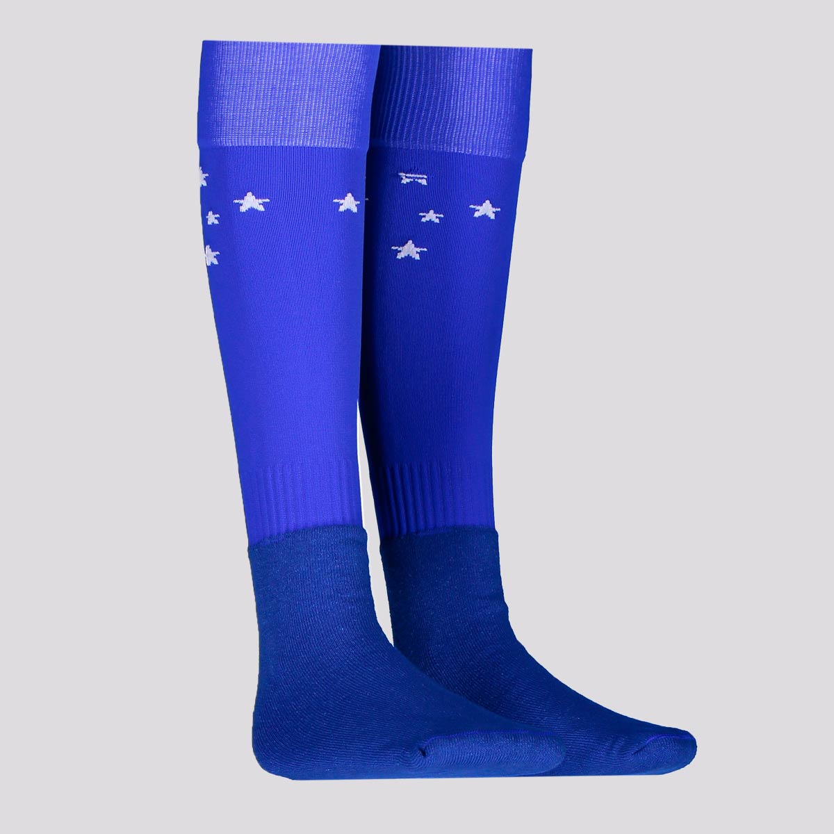 Meião Cruzeiro Escudo Infantil Azul