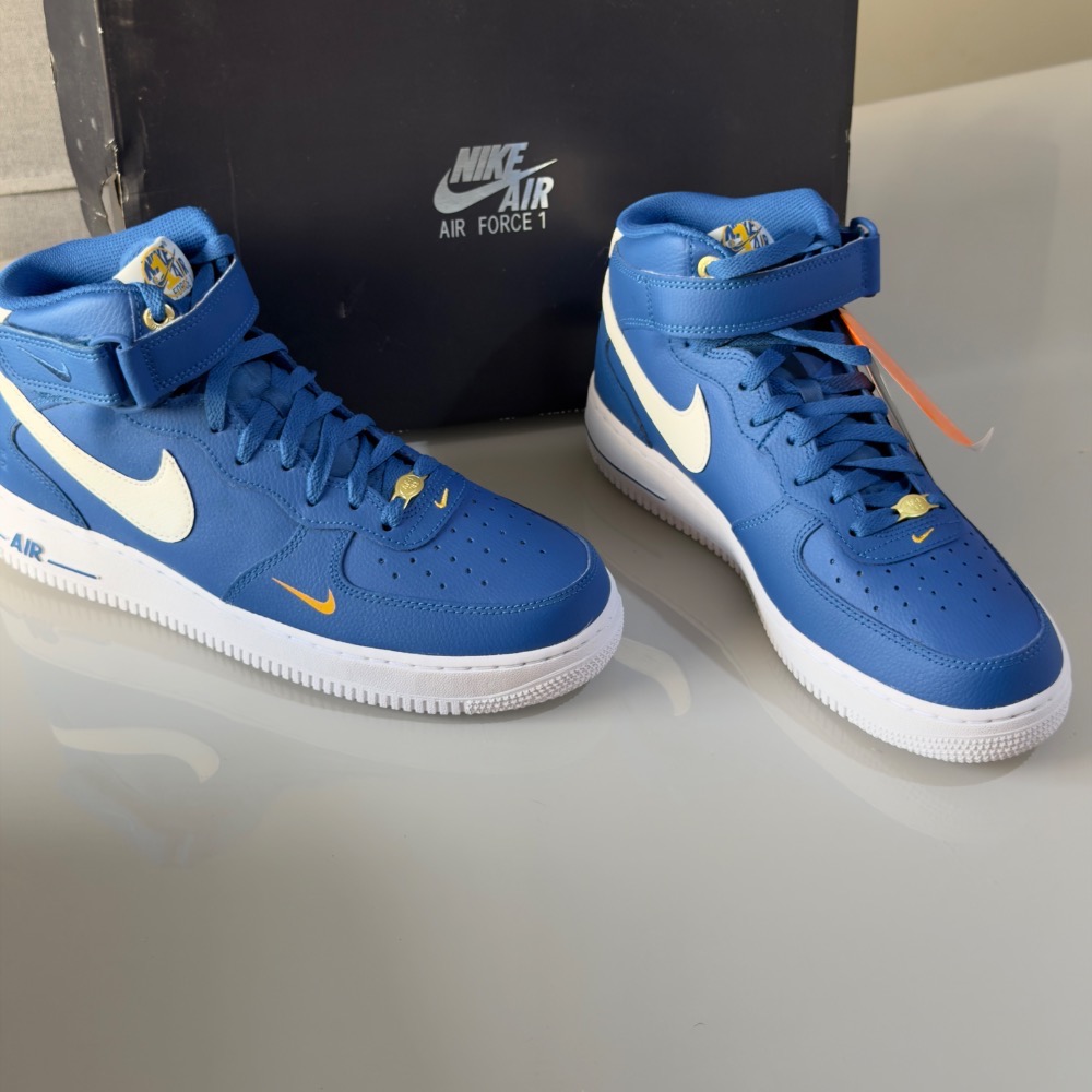 Nike Air Force 1 Mid '07 LV8 40th Anniversary Blue Jay — 41, Novo