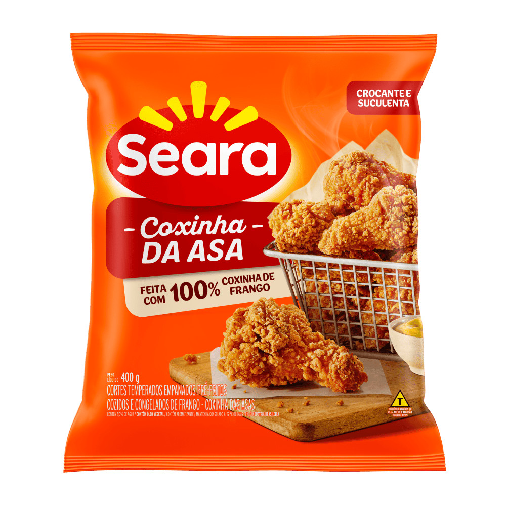 Seara Coxinha de frango empanada tradicional 400g