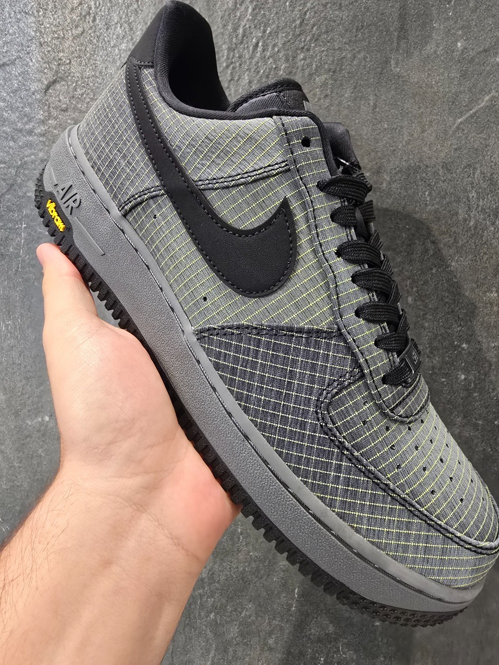 Nike Air Force 1 Low LX Vibram Pencil Point Black — 38 / 39 / 40 / 41 / 42 / 43, Novo