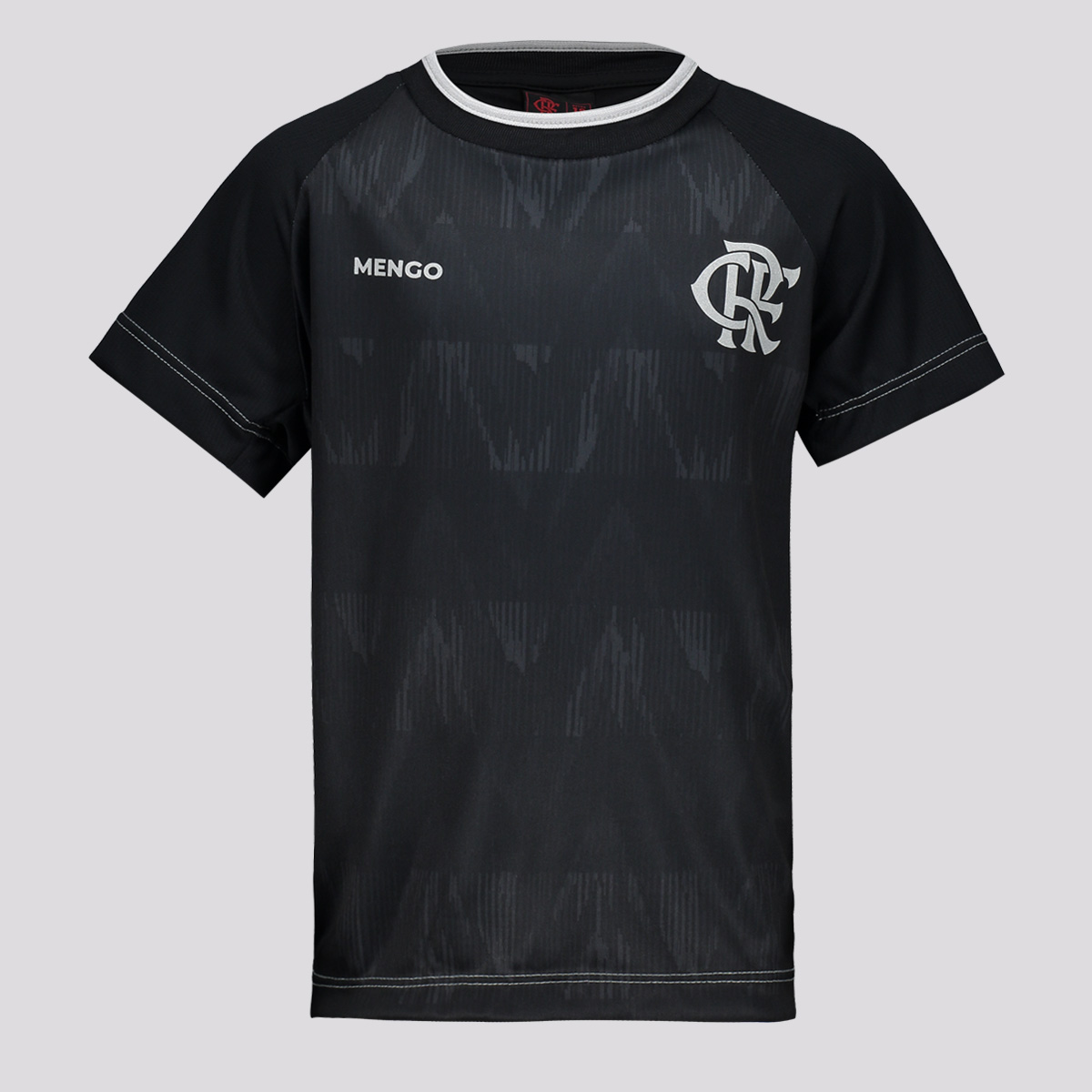 Camisa Flamengo Trama Infantil Preta