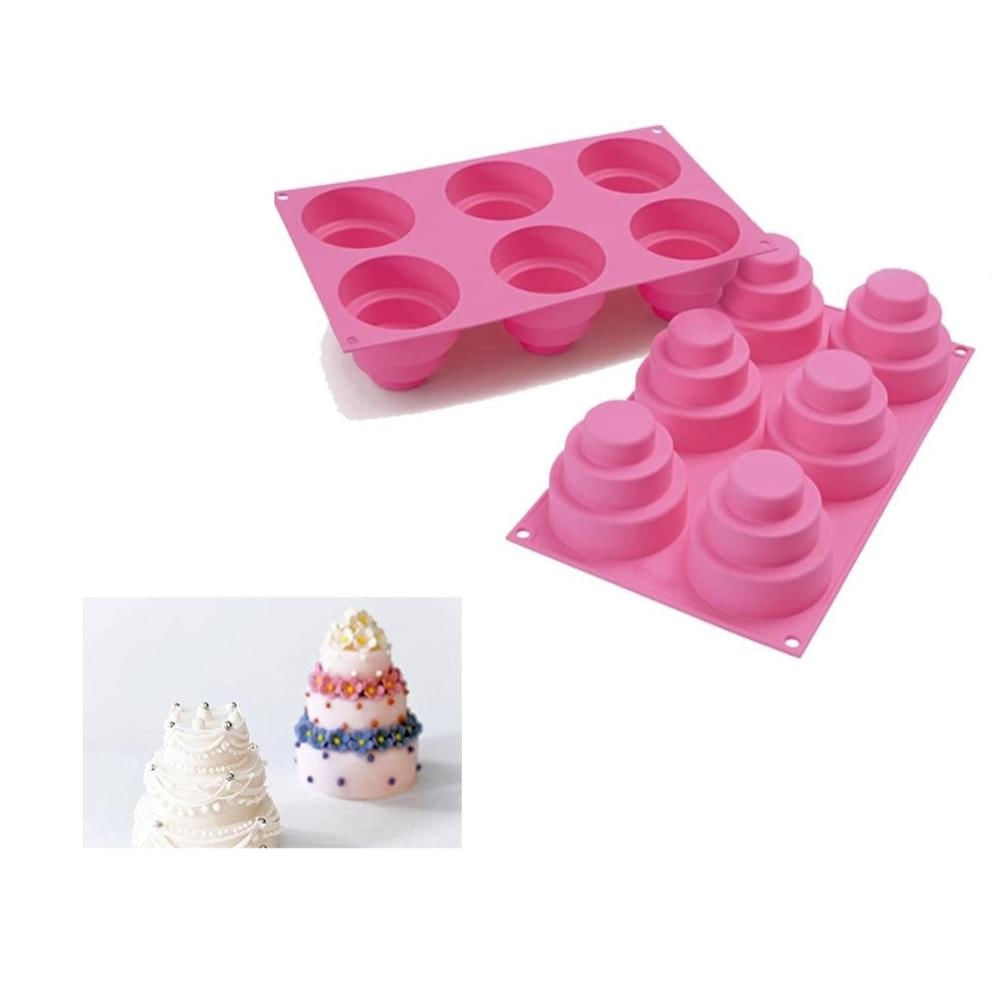 Forma Molde em Silicone Mini Bolo Doce Cake Silikomart