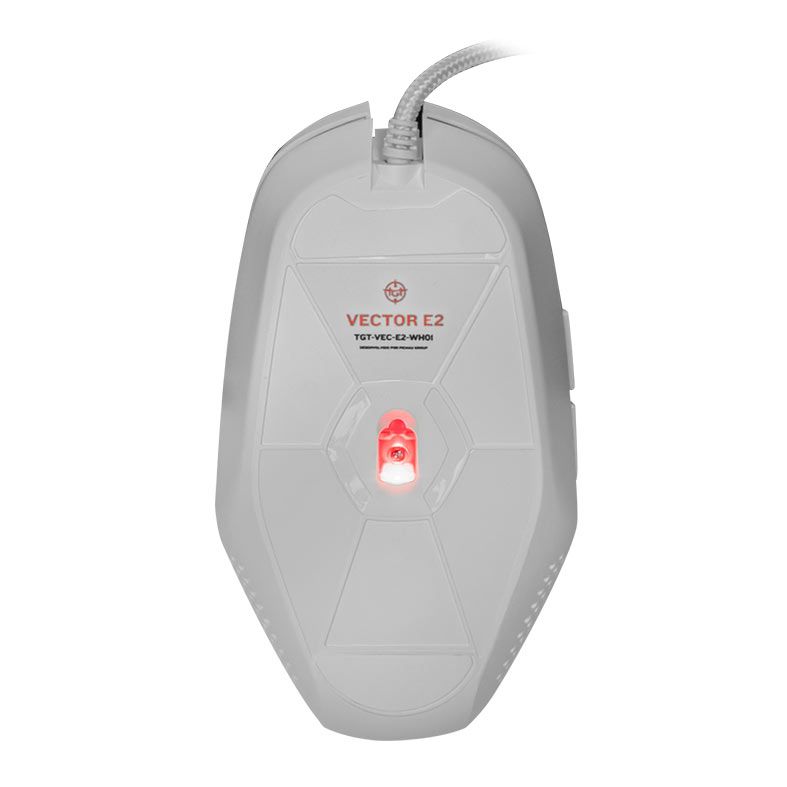 Foto 4 de Mouse TGT Vector E2, Rainbow, 7200DPI, 6 Botoes, Branco, TGT-VEC-E2-WH01
