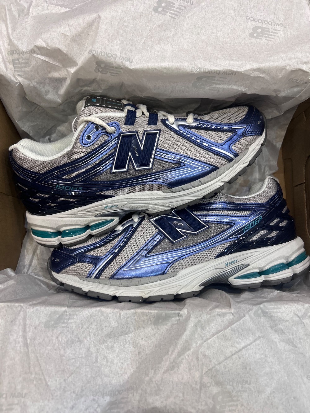 New Balance 1906R Navy Raincloud Faded Teal — 39 / 42 / 43 / 44, Novo