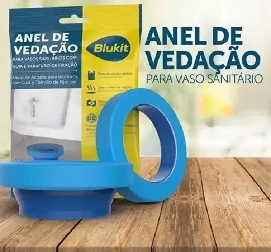 ANEL DE VED P/ VASO SANIT C/ GUIA BLUKIT