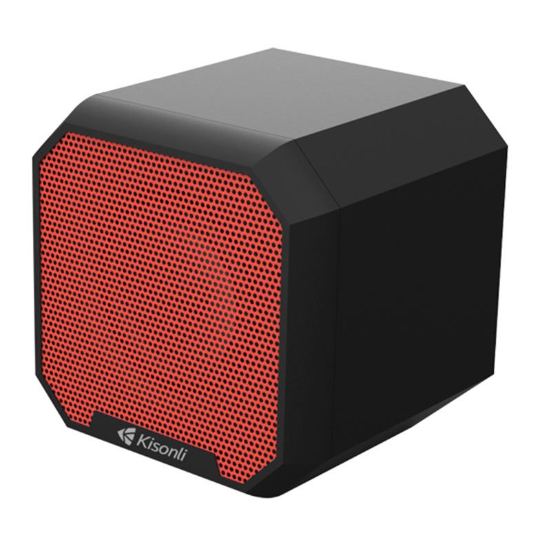 Foto 4 de Caixa de Som Kisonli EchoCore i550, 6W, USB, Vermelho, ECC-I550-RD19