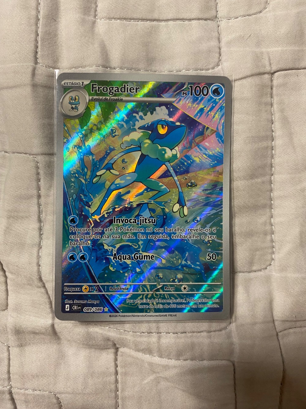 Frogadier (89/86) Caos Ascendente Pokémon TCG — Near Mint, Novo