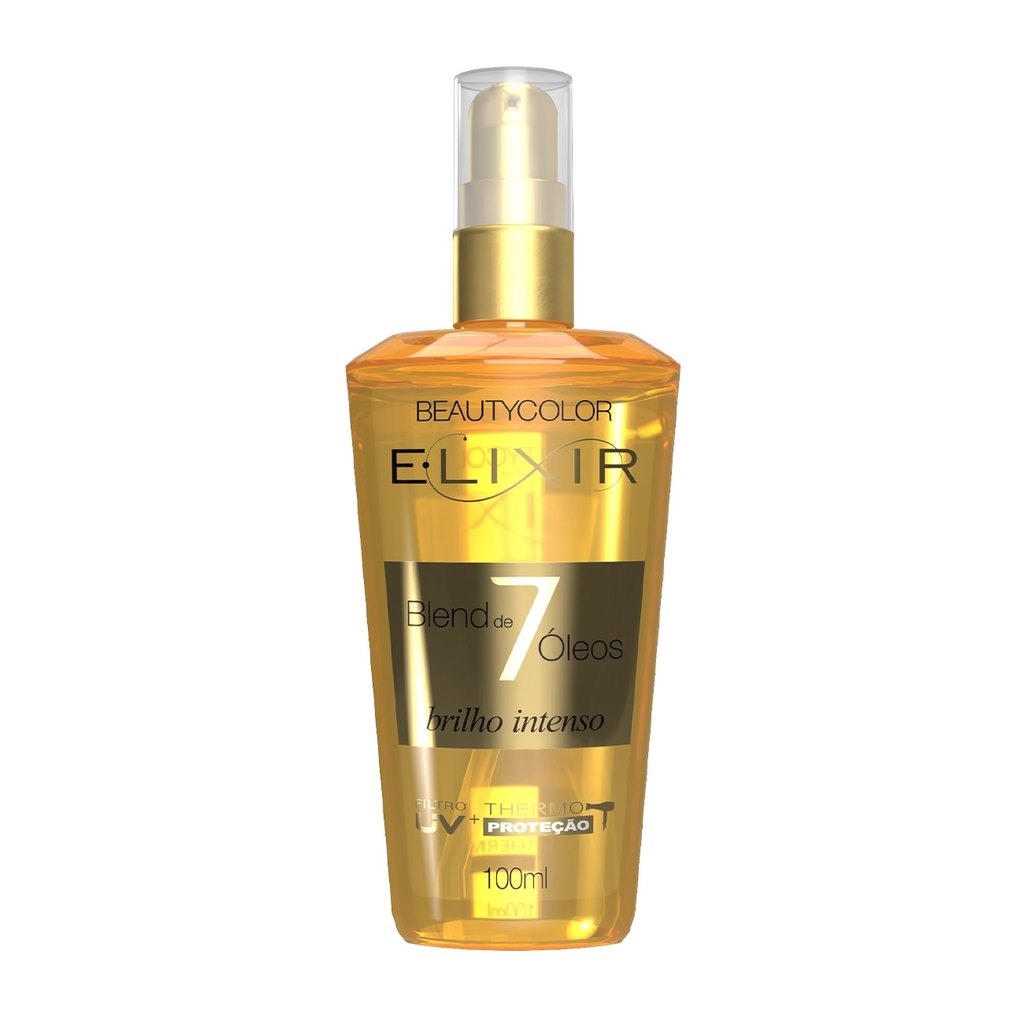 E.lixir Blend de 7 Óleos - Brilho e Luminosidade - BEAUTYCOLOR - 100ml