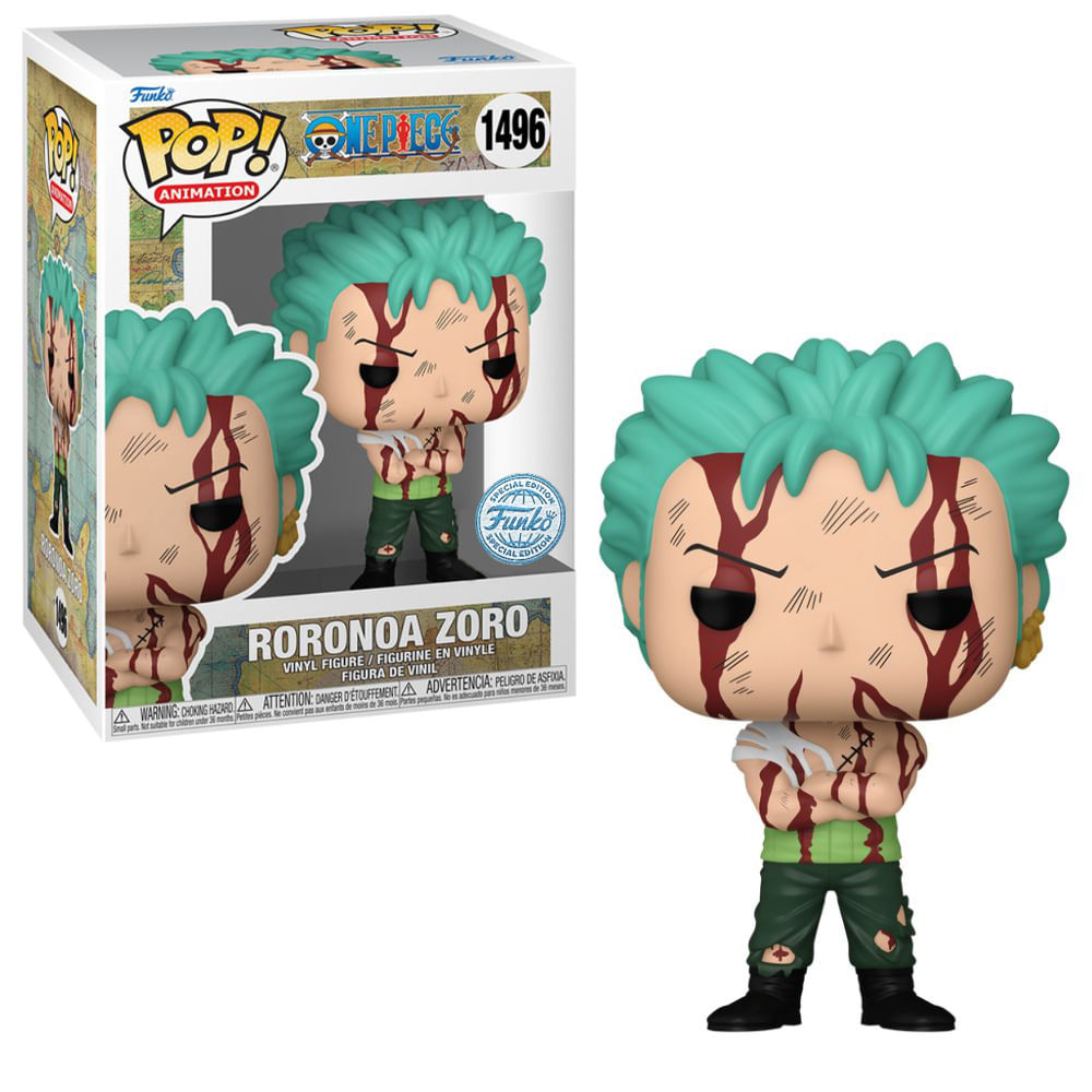 Boneco Funko POP! One Piece - Zoro "Não Aconteceu Nada"