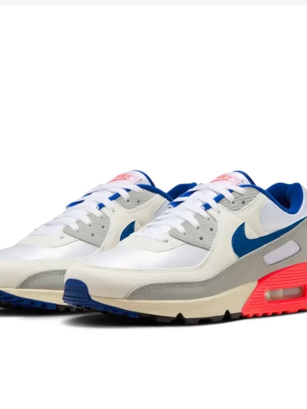 Nike Air Max 90 Base Grey Sport Royal — 38 / 42, Novo