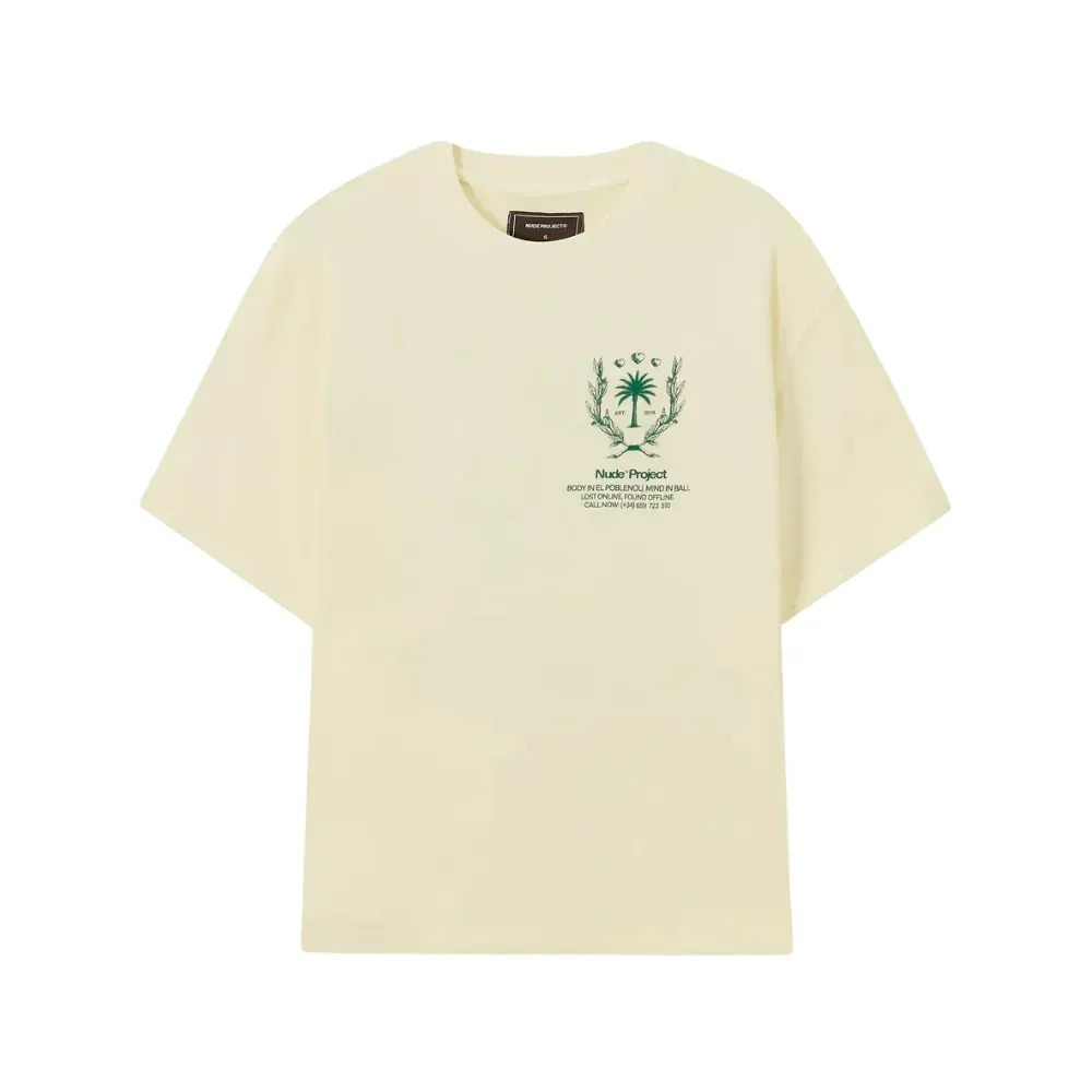 Camiseta Nude Project Nusa Tee Marshmallow — PP / P / M / G / XG, Novo