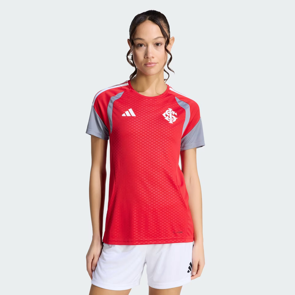 Camisa Adidas Internacional Treino 2026 Feminina Vermelha