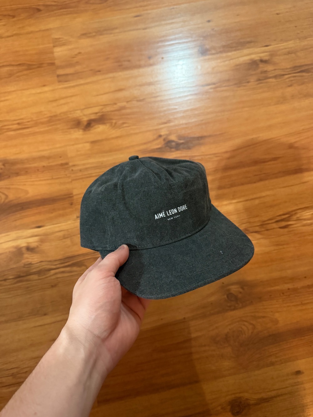 Boné Aimé Leon Dore Micro Logo Jet Black — Único, Novo