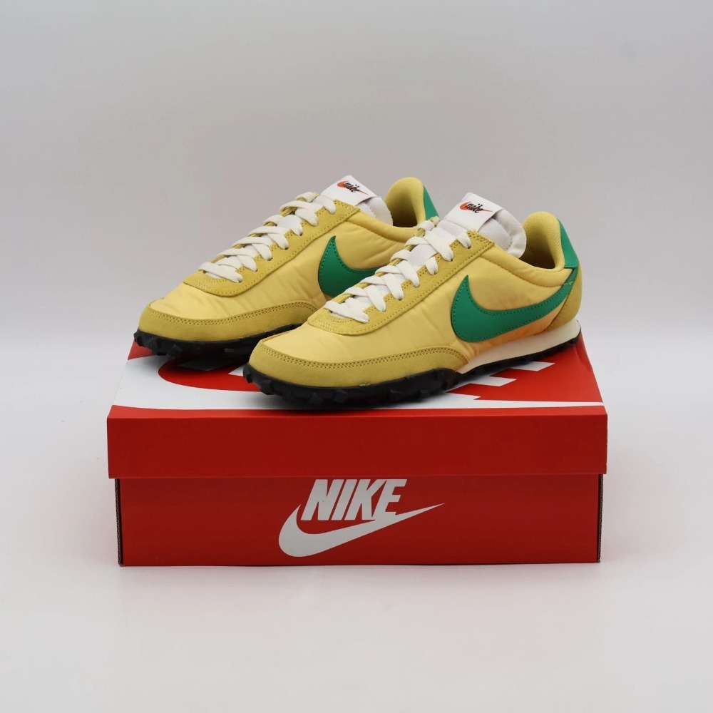 Nike Waffle Racer Topaz Gold Sail Coconut Milk Stadium Green — 46, Novo