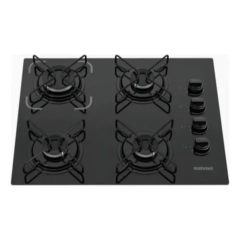 Cooktop Itatiaia 4 Bocas Preto Bivolt Acendimento