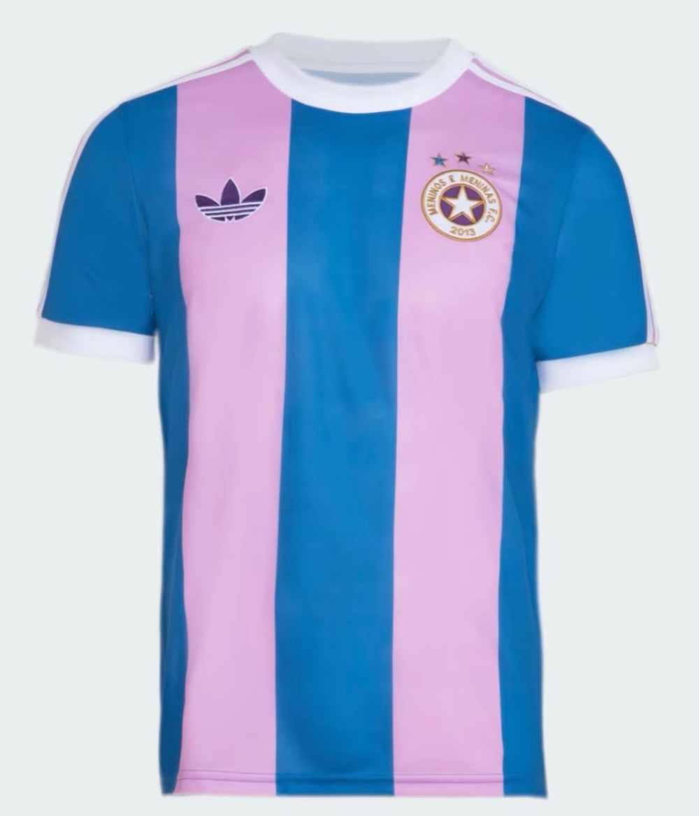 Jão x adidas Camiseta Meninos E Meninas F.C. Blue Bliss Lilac — M, Novo