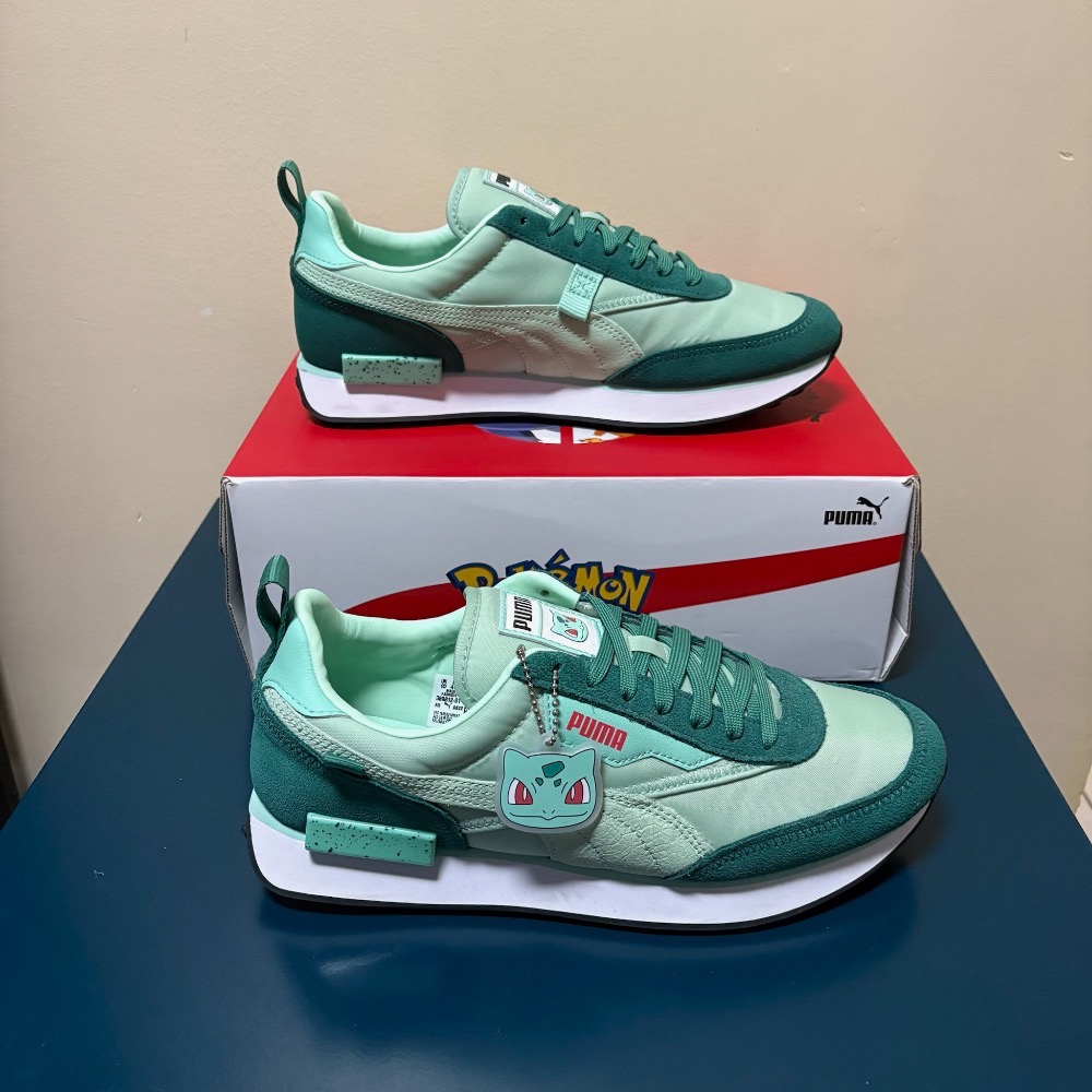 Pokémon x Puma Future Rider Bulbasaur Mist Green Ivy — 43, Usado