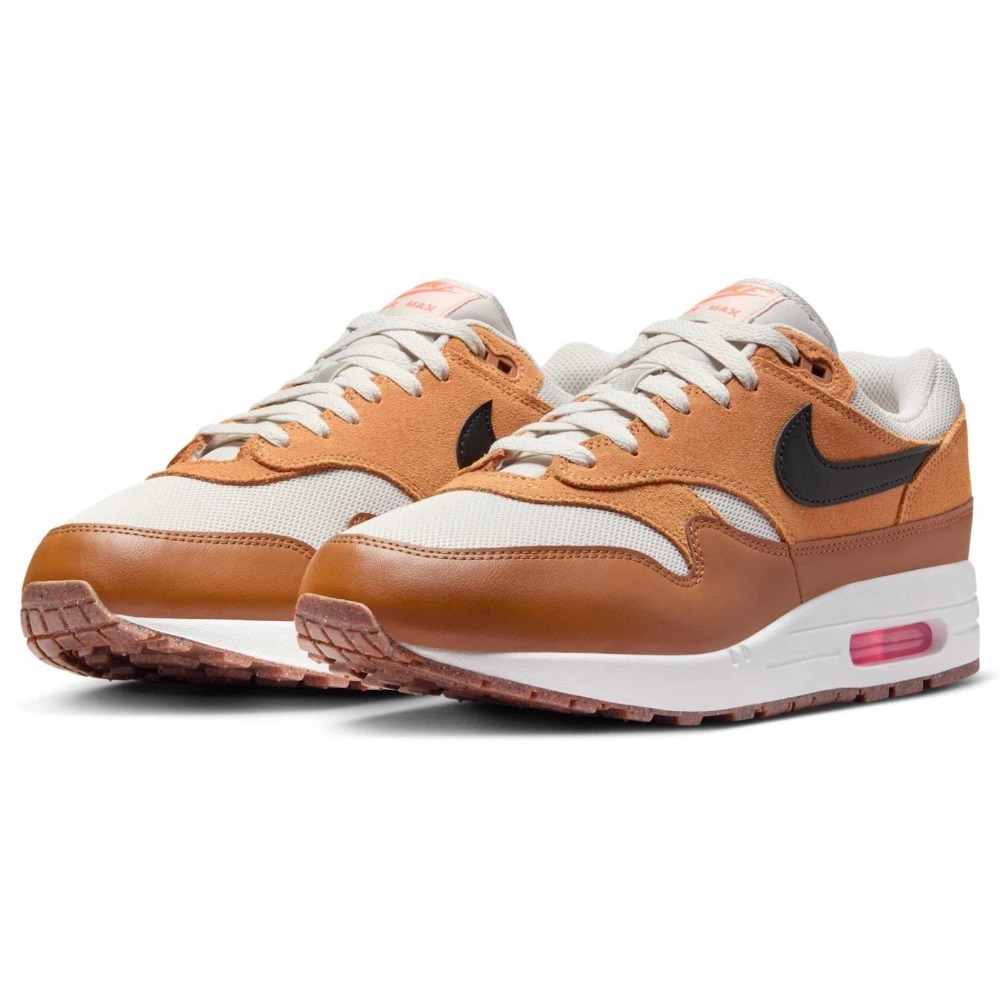 Nike Air Max 1 Essential Light Bone Flax British Tan Black — 43, Novo