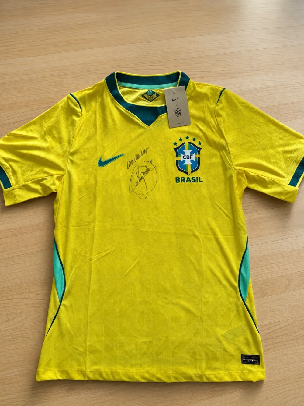 Camiseta Nike I Brasil 2026/27 Jogador Yellow — G, Novo