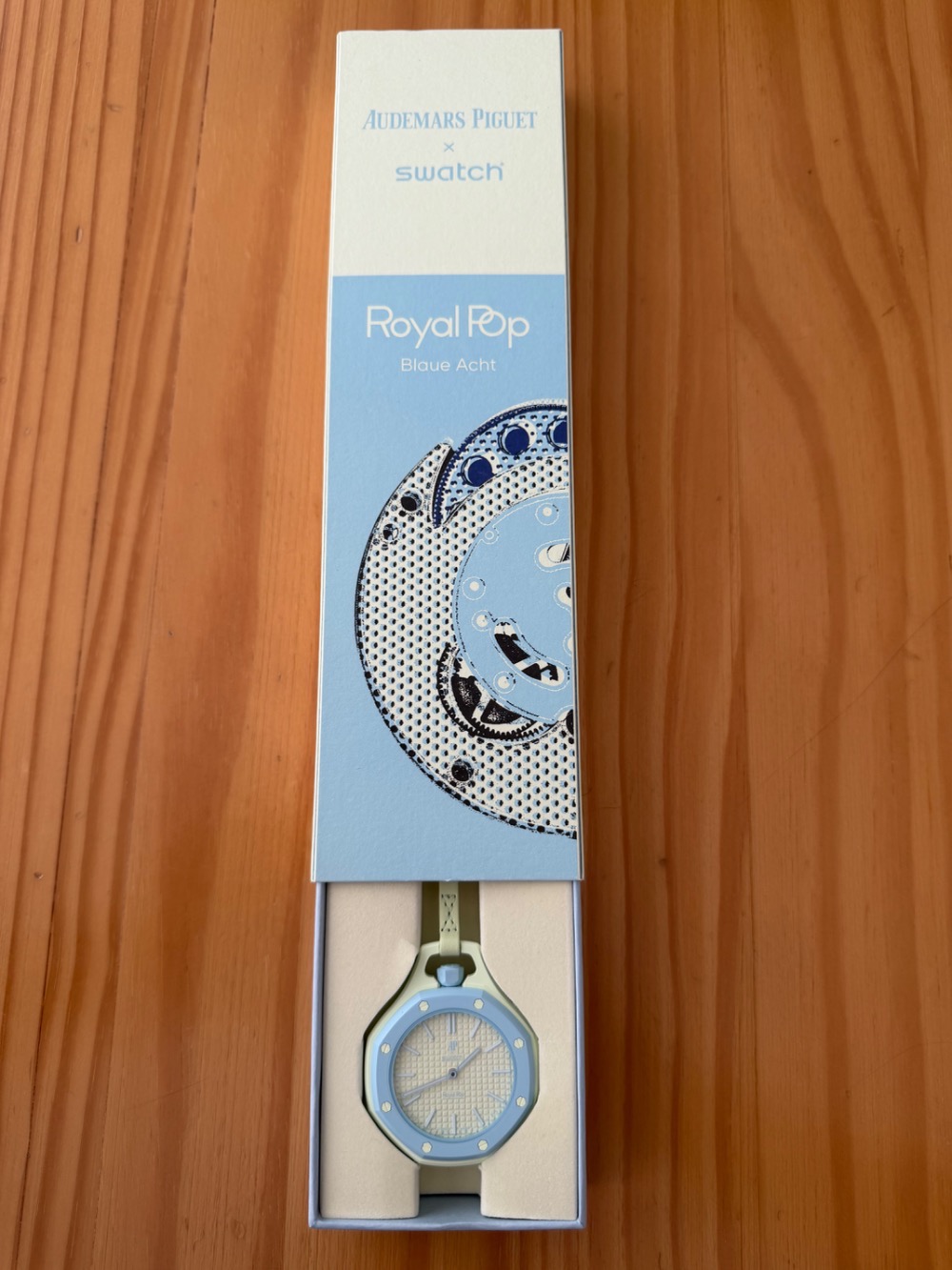 Audemars Piguet x Swatch Relógio Royal Pop BLAUE ACHT Green 40 mm — Único, Novo