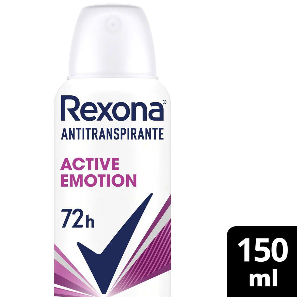 Desodorante Antitranspirante Rexona Feminino Active Emotion 150ml