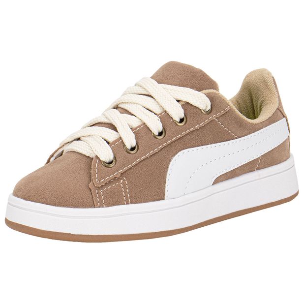 Tênis Infantil Masculino Gibizinho G407 BEGE 29