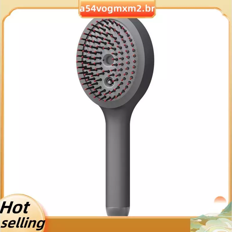 Escova De Estilo 2 Em 1 Luz Vermelha Pente De Massagem Para Folículo Capilar Pulverização-Pulsão De Alta Frequência