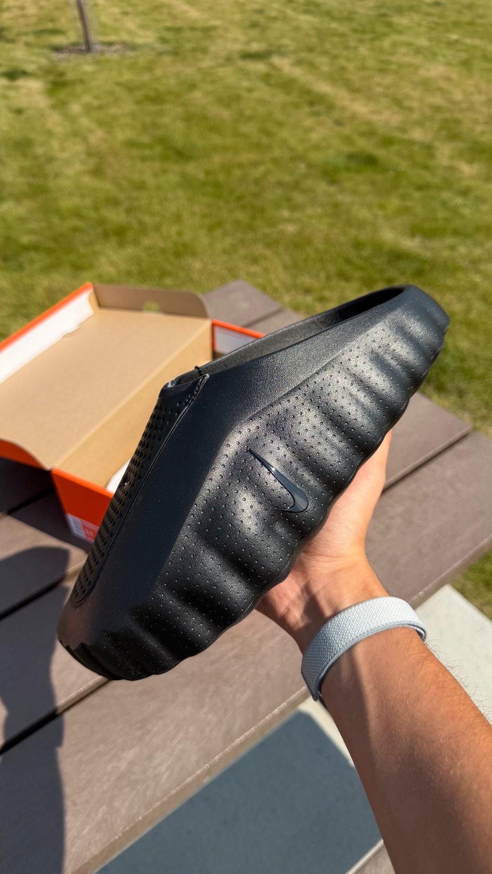 Nike Mind 001 Slide Triple Black — 42, Novo