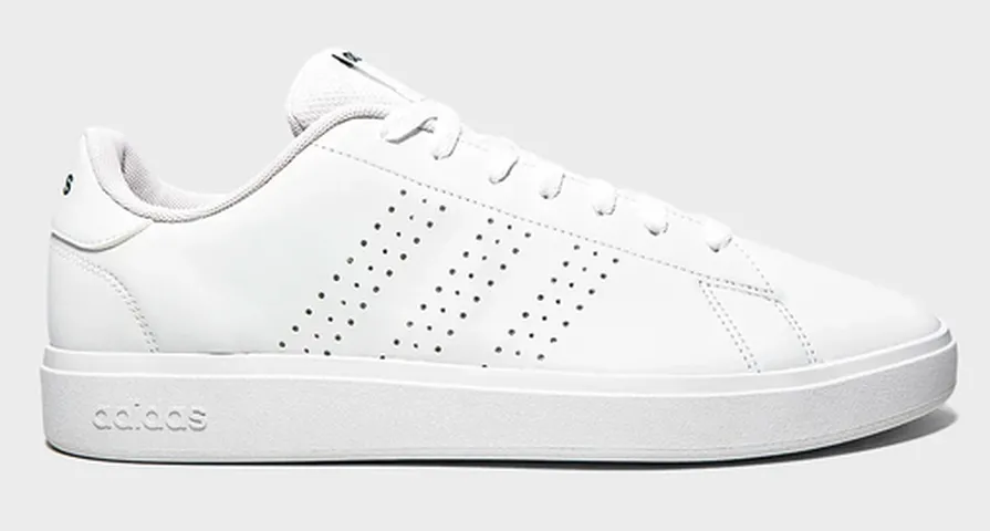 Tênis Adidas Advantage Base 20 Masculino Branco Verde