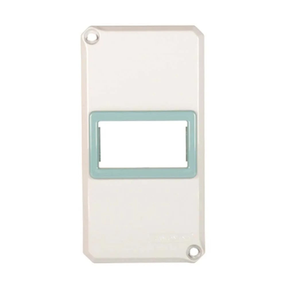 Placa 1 Posto Horizontal Para Condulete 1" Sem Pintura Tramontina