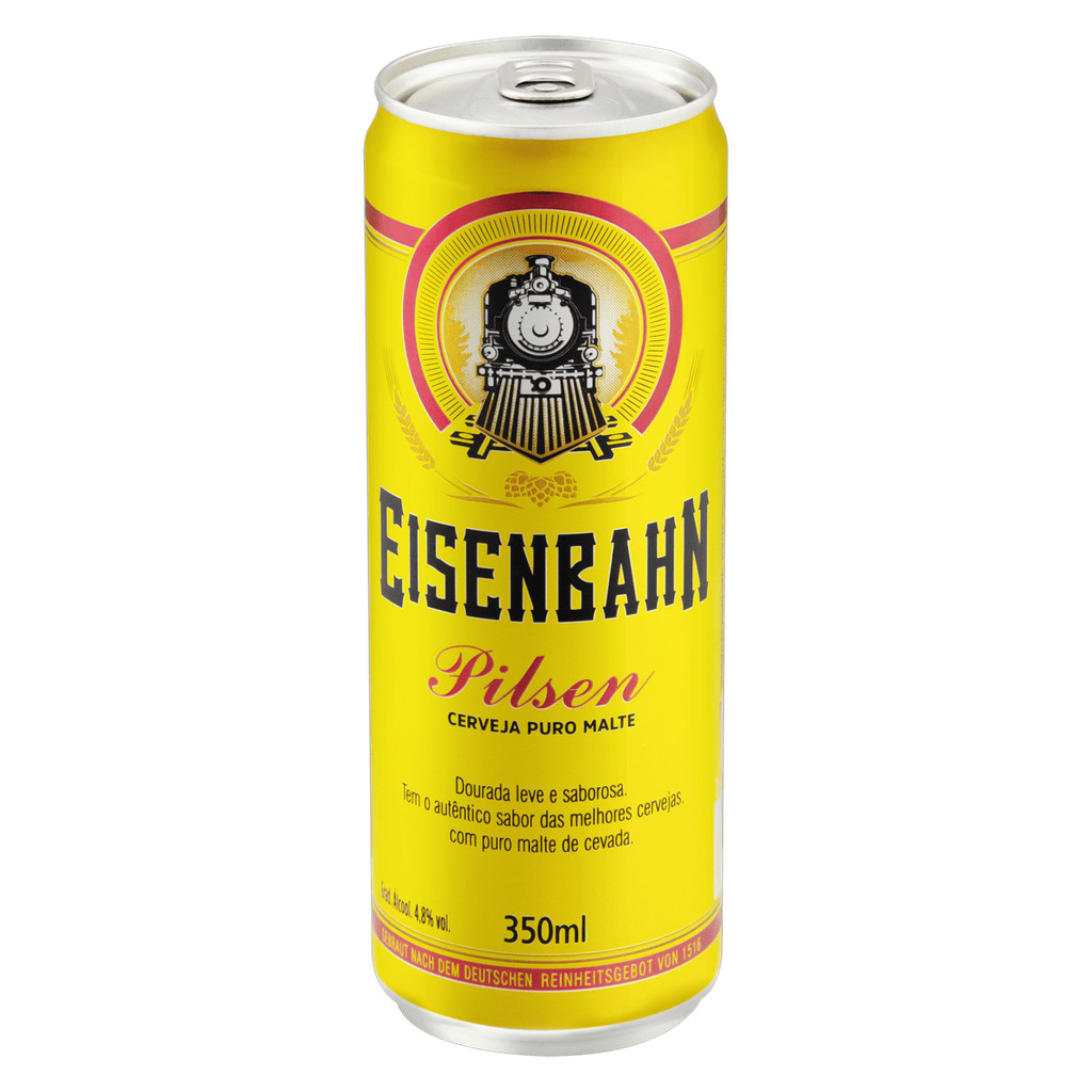 Foto 2 de Cerveja Eisenbahn Pilsen Lata 350ml