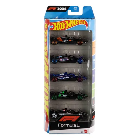 Carrinho Hot Wheels Fórmula 1 Pacote 5 Carros