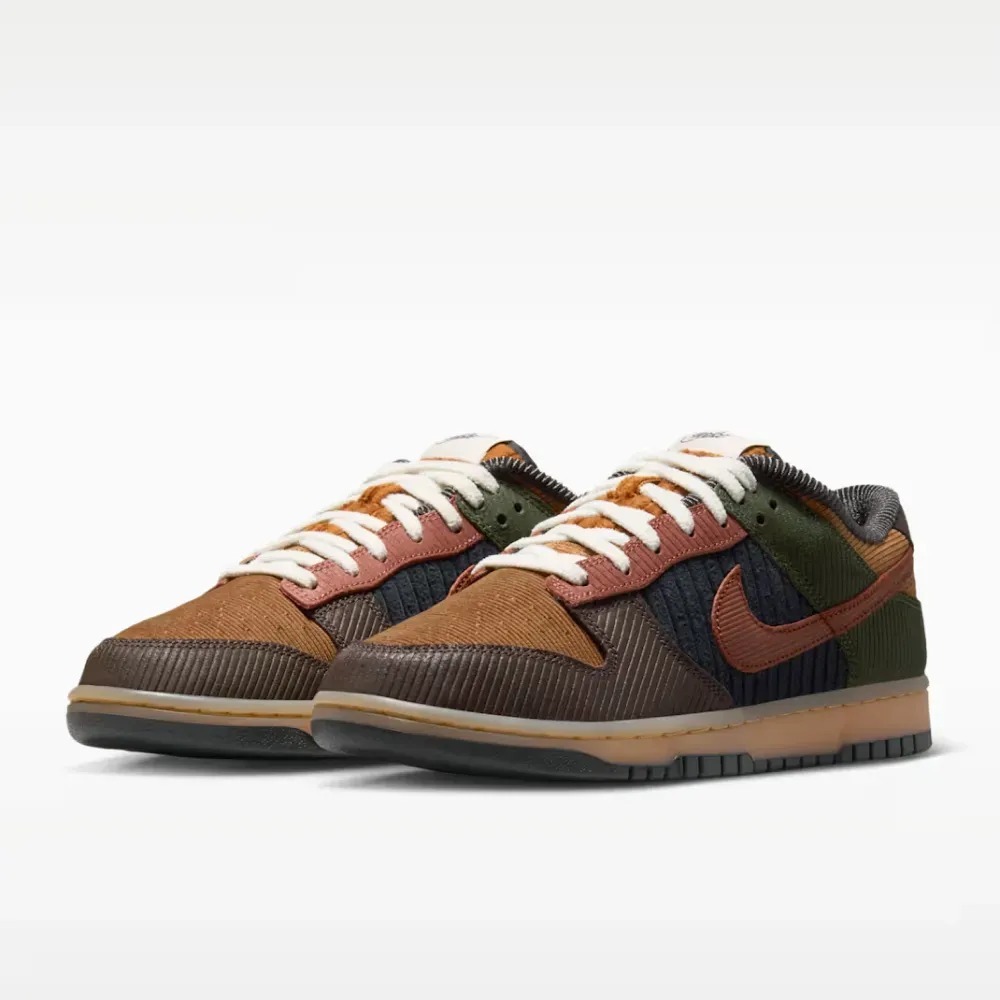 Nike Dunk Low Retro Premium Light British Tan Corduroy — 39, Novo