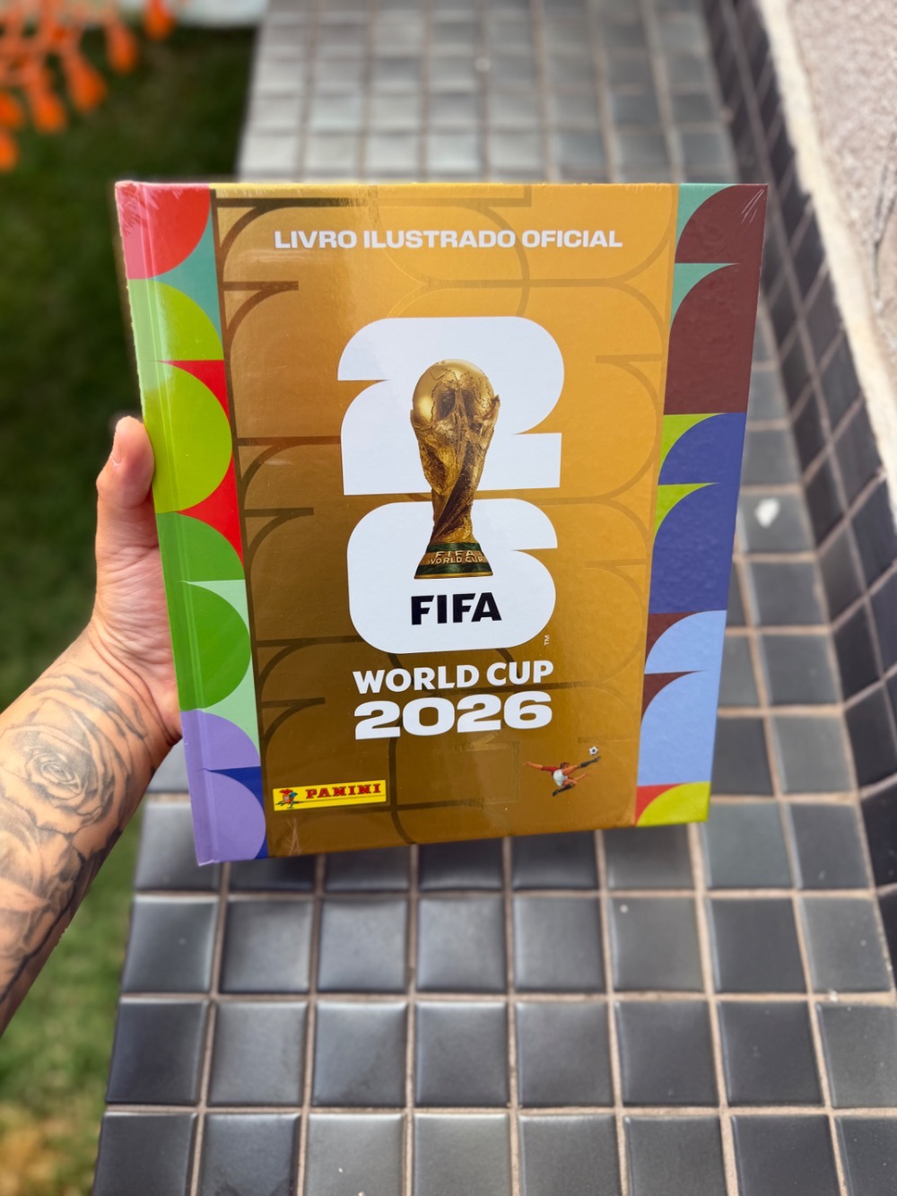 FIFA x Panini Albúm Copa do Mundo 2026 Capa Dura Ouro — Único, Novo