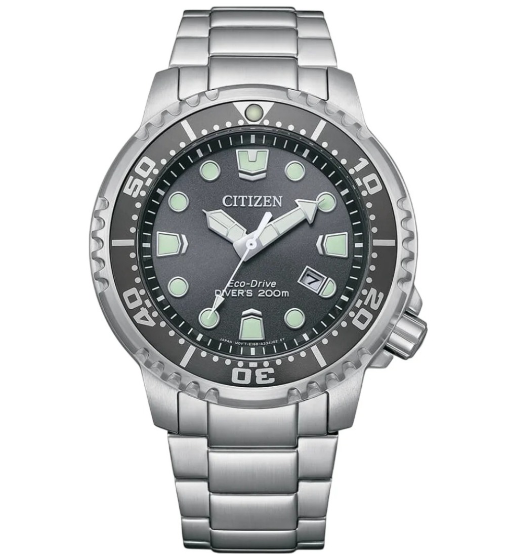 Relógio Citizen Eco-Drive Marine Promaster Diver's Gray 44 mm — Único, Novo