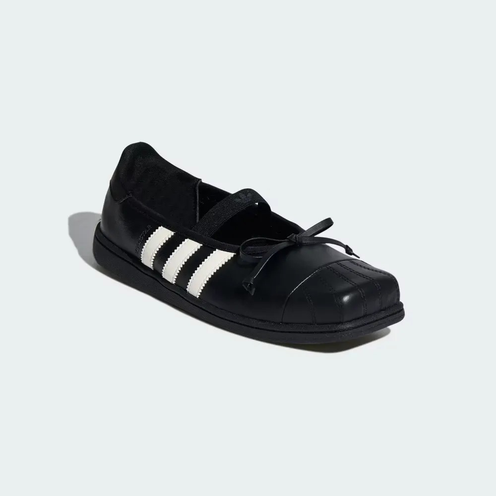 JENNIE x adidas Superstar SQ Ballet Core Black Off White — 34 / 35 / 36 / 37 / 38 / 39, Novo