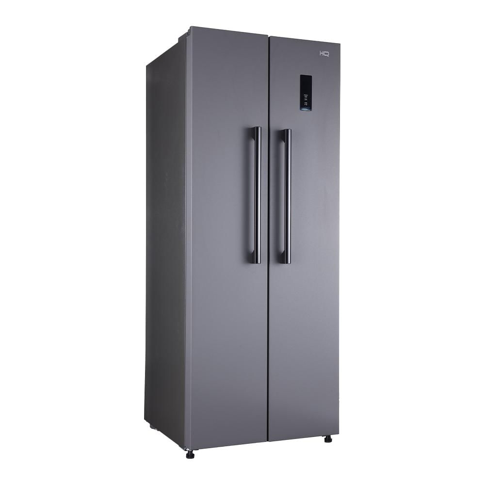 Geladeira Refrigerador HQ Frost Free Side By Side 460 Litros Cinza HQ-460SBSFF 110