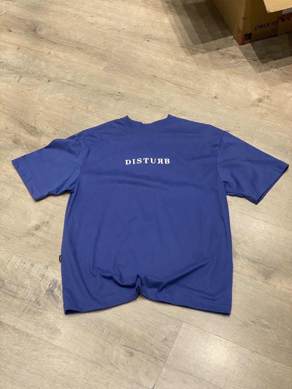 Camiseta Disturb Logo Blue — M / G / XG, Novo