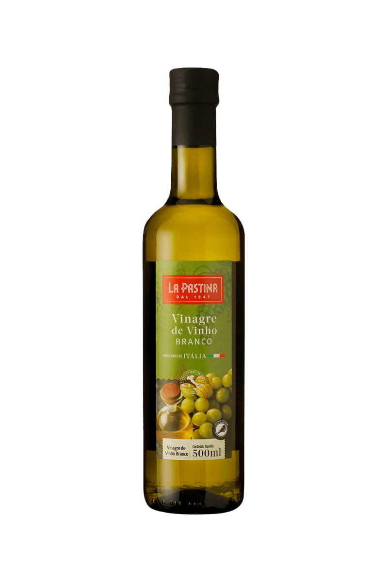Vinagre De Vinho Branco 500Ml La Pastina