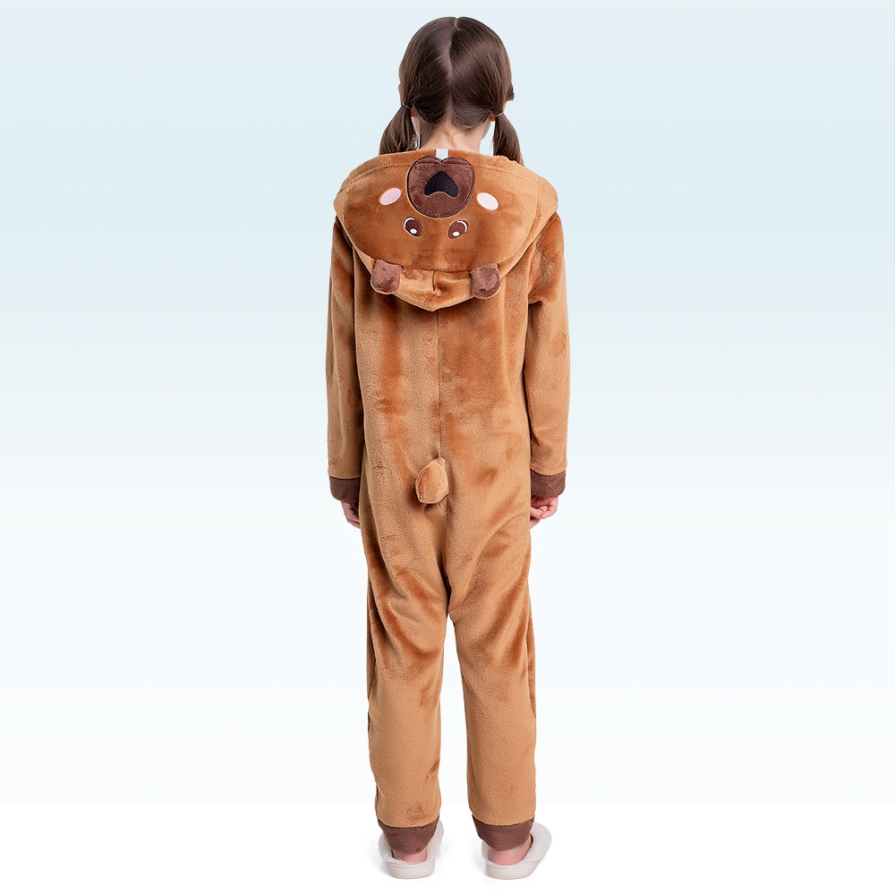 Foto 2 de Kigurumi infantil capivara Fakini