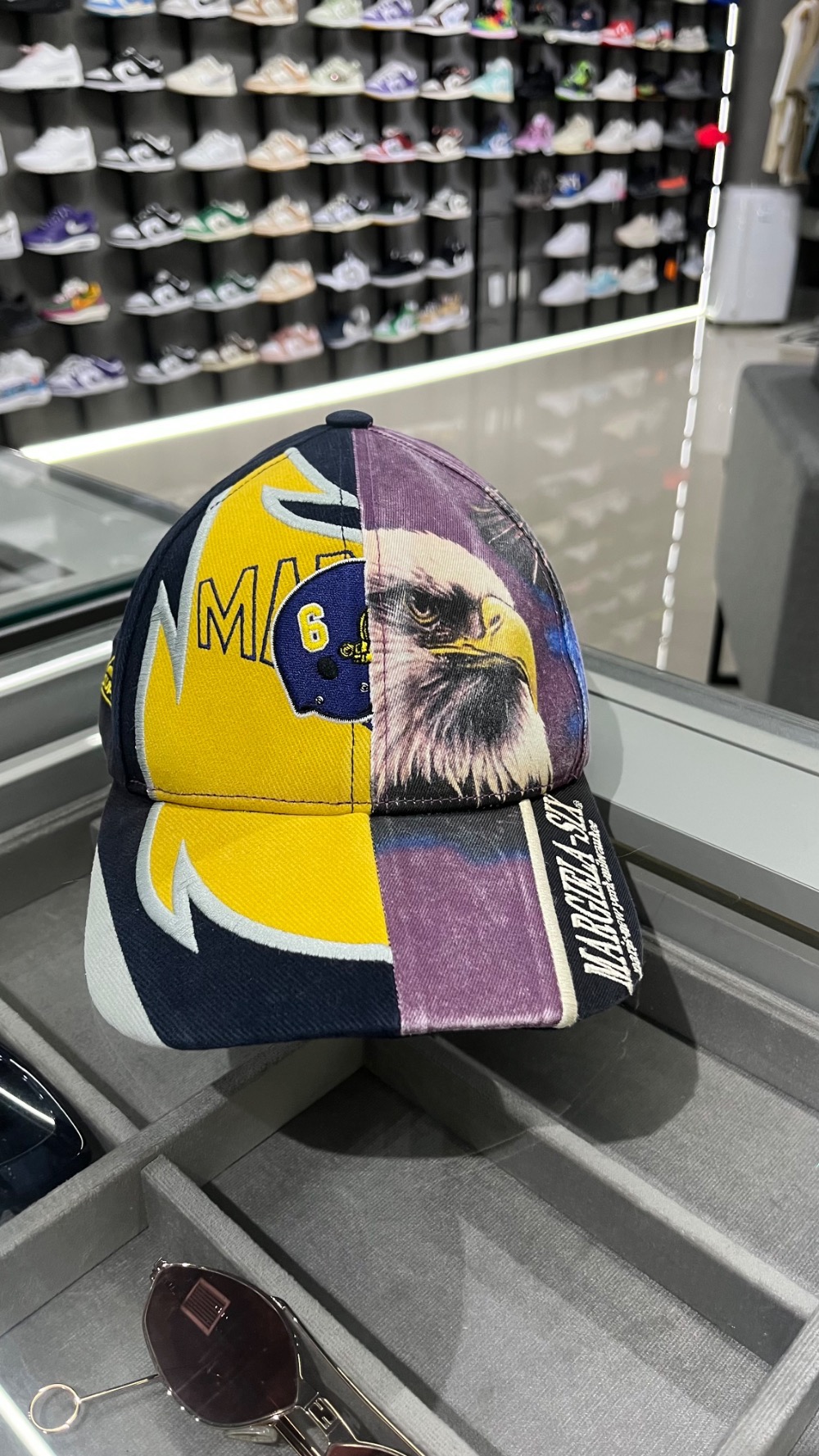 Maison Margiela x Supreme Boné Split 6-Panel Navy — Único, Novo