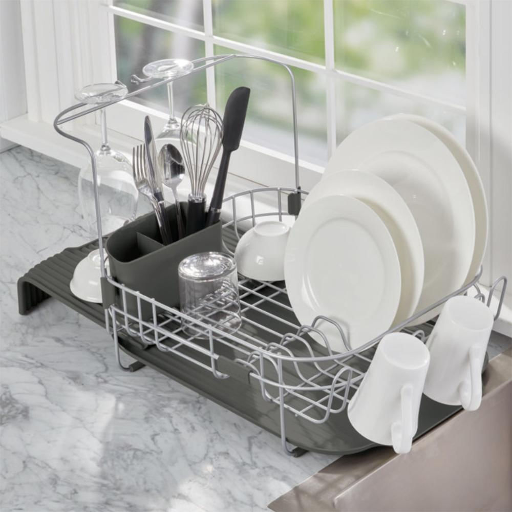 Foto 2 de Escorredor Louças Pratos Talheres Expansível Luxo Kitchenaid