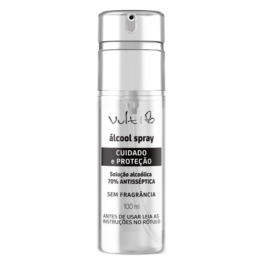 Álcool em Spray Vult Sem Fragrância — 100ml