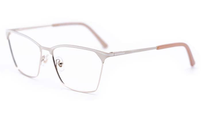 Armação de Óculos de Grau Ono ON6006 Feminina Retangular Metal Creme 56