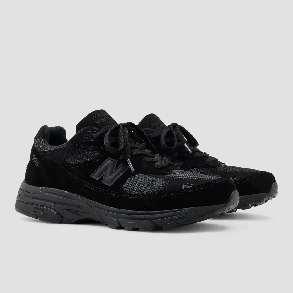 New Balance 993 Made in USA Triple Black — 39, Novo