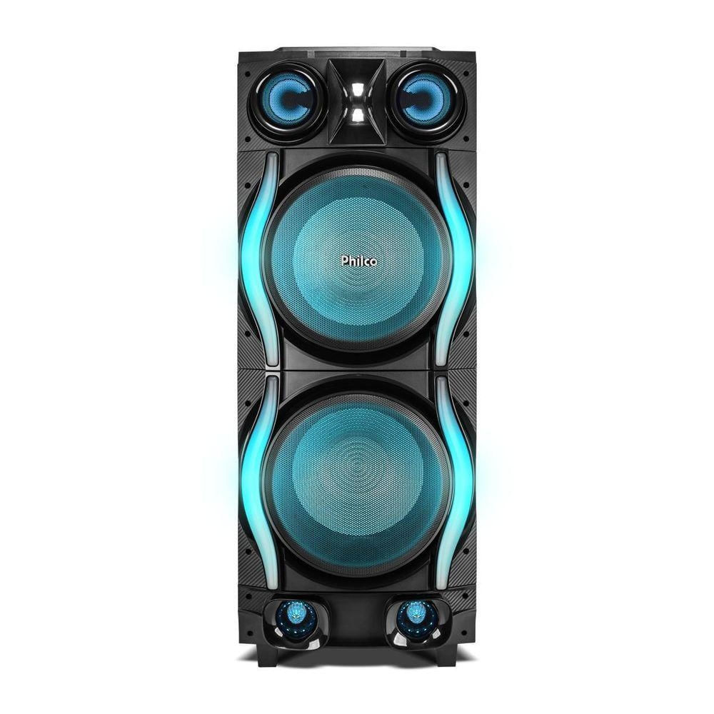 Caixa De Som Amplificada Philco Woofer Duplo 12 PCXE27000 Bivolt